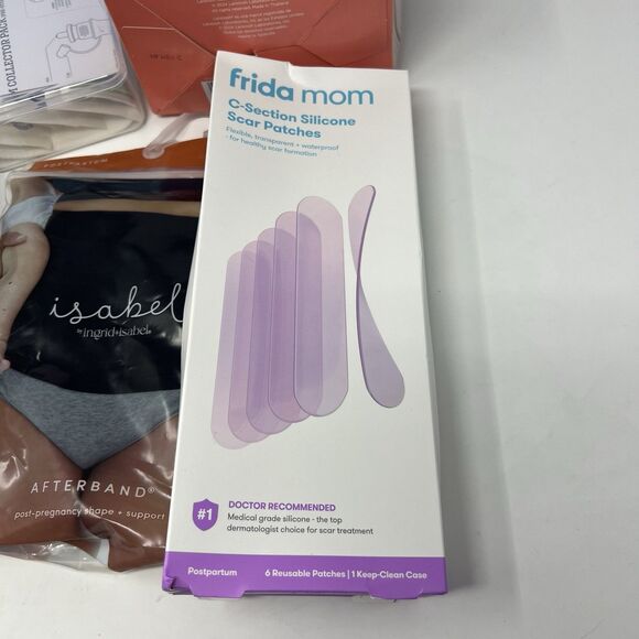 Birth Prep Recovery Lot Of 6 C Section Afterband Nursing Pads Colostrum Sz L/XL - Picture 2 of 9